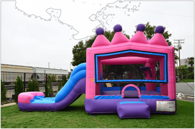 Princess Tiara  Bounce House Water Slide