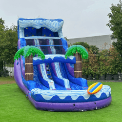 store item sku 260843374 1740348169 GIANT DUAL SLIDE Surf Beach Commercial Grade Water Slide