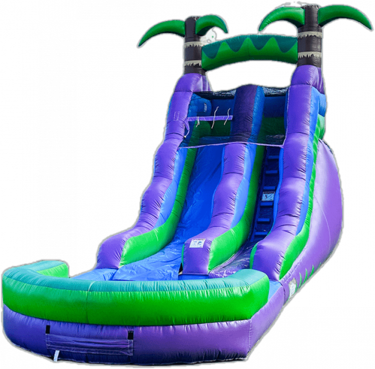 16' Tropical Water Slide
