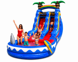 15 FT Shark Water Slide Wet/Dry