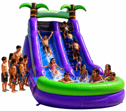 16FT Tropical Water Slide Wet/Dry