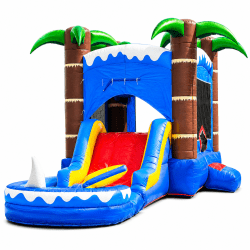 Ocean Shark Bounce House Combo Wet/Dry