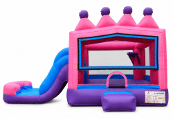 Princess Tiara Bounce House Combo Wet/Dry