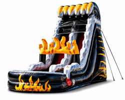 20FT FIRE Water Slide Wet/Dry